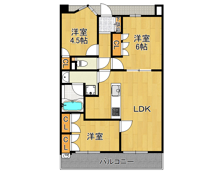 【東住吉区】桑津2丁目 アンビエントフレア美章園　2階　2,780万円
