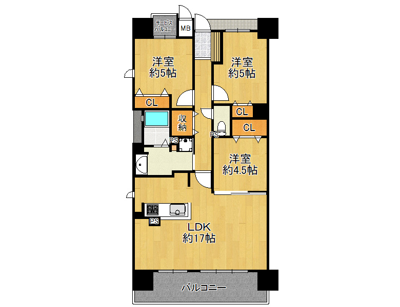 【平野区】喜連西4丁目 グランアッシュ平野〈3階〉　3398万円