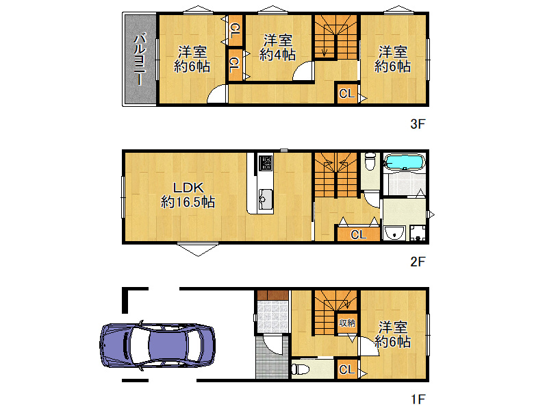 【生野区】巽北1丁目 新築戸建　3,780万円　岡本