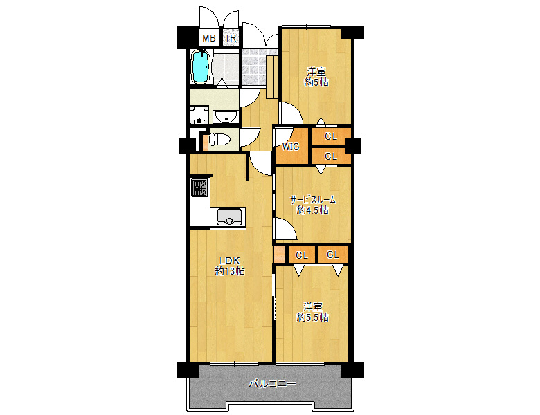 【住吉区】苅田1丁目　スターハイツ長居　4階　2799万円　澤野岡本