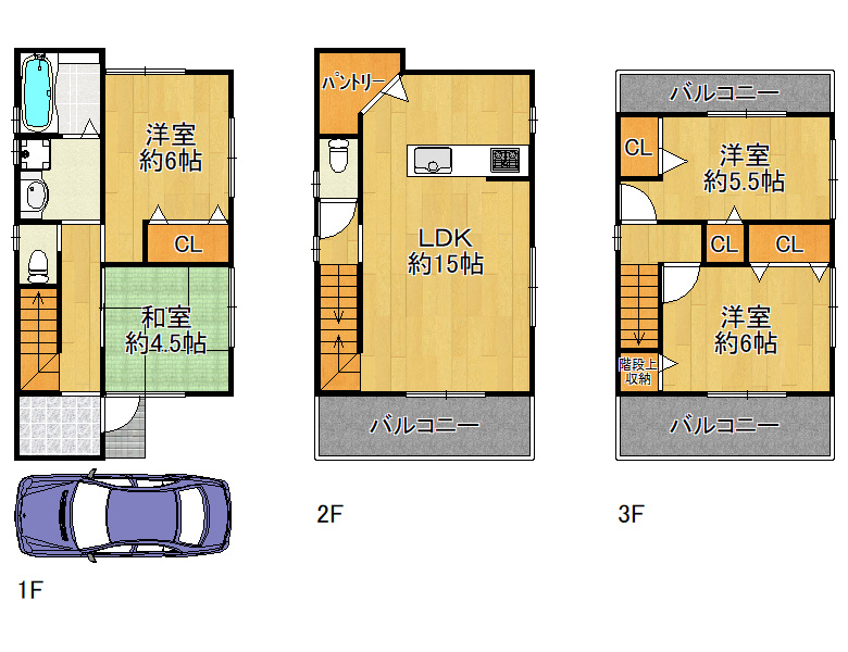 【西成区】北津守4丁目 中古戸建　4280万円　古賀岡本