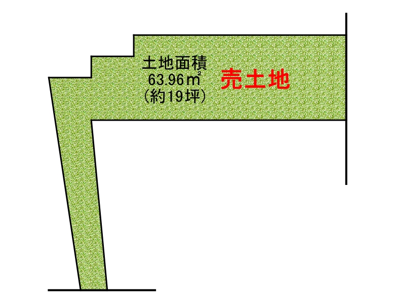 【平野区】　平野本町2丁目 売土地　1799万円　岡本