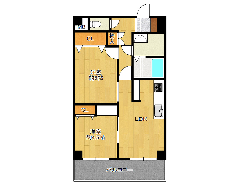 【阿倍野区】松崎町3丁目　アベノ松崎町ハイツ　3階　2280万円　か