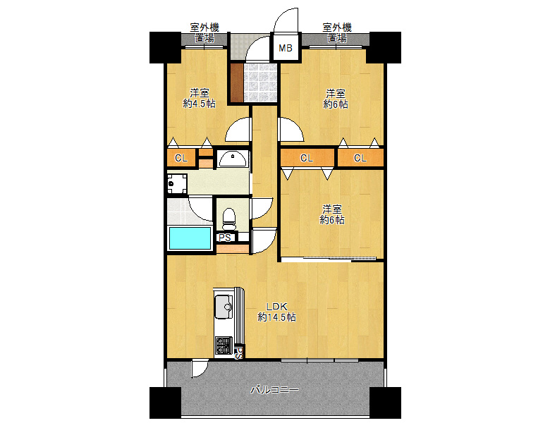 【平野区】加美西1丁目　セザール平野　303号室　2790万円　お