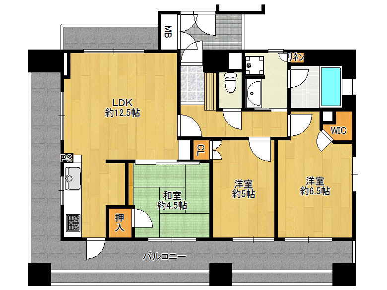 【住之江区】東加賀屋4丁目6-7　エルシア東加賀屋　401号室　2780万円