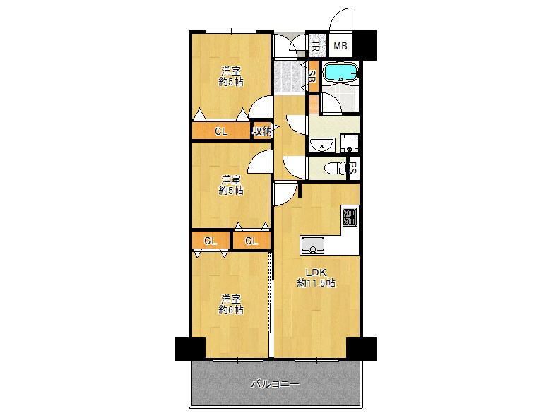 【東成区】中本5丁目　ファミール緑橋　1304号室　3299万円　か