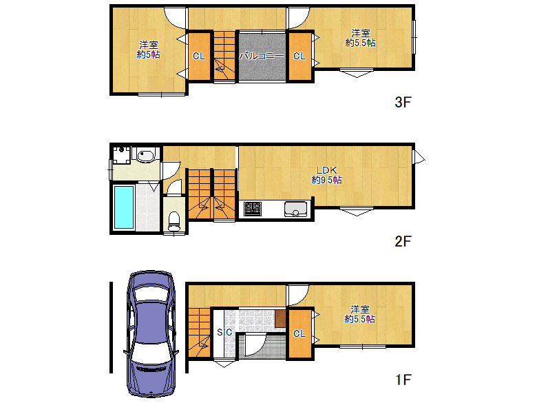 【城東区】東中浜2丁目6−26　新築戸建　3380万円　か