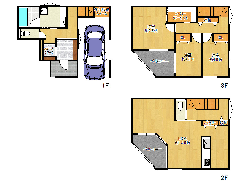 【城東区】鴫野西5丁目13−31　新築戸建　6980万円　か
