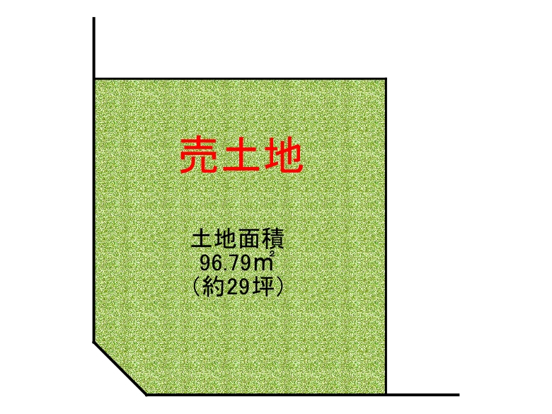 【生野区】田島3丁目6-1　売土地　2号地　2880万円　お
