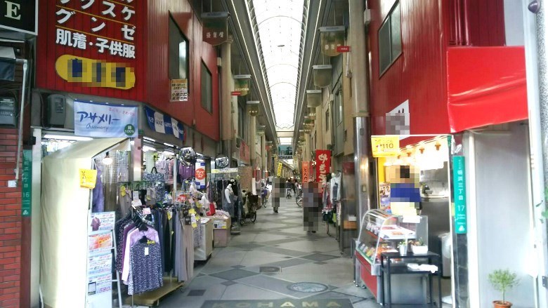 粉浜商店街画像