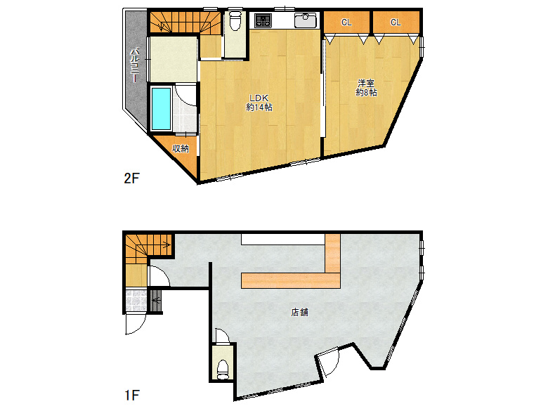 【平野区】加美北8丁目6-1　店舗付き住宅　2780万円 　お