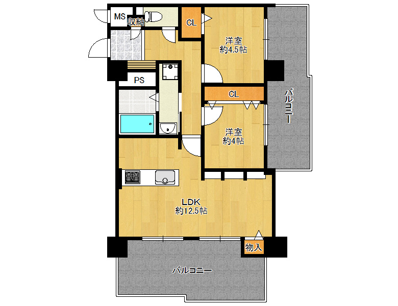 【西成区】玉出中1丁目8-5　シティホームズ帝塚山西　204号室　2898万円　お