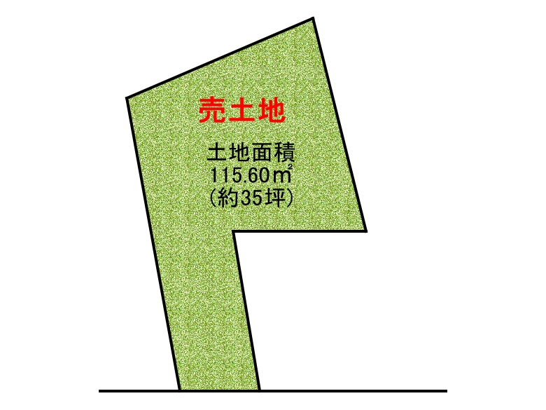 【平野区】瓜破5丁目2-32　売土地　2号地　2990万円　お