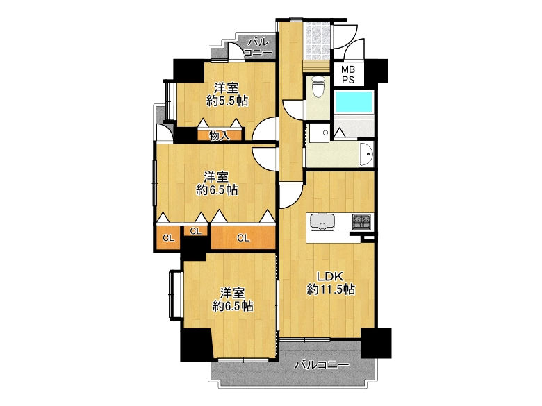【生野区】鶴橋5丁目　ライオンズマンション鶴橋　301号室　3798万円　S　業変・価変