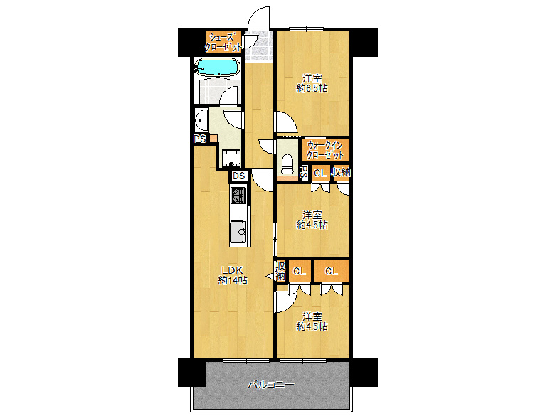 【東住吉区】駒川5丁目　プレミスト針中野駅前　3階　4380万円　な