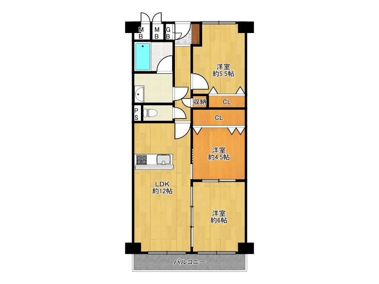 【城東区】中央3丁目　日商岩井野江マンション　104号室　2680万円　か