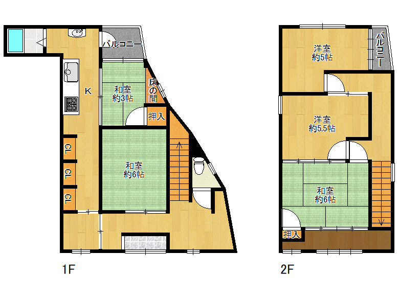 【西成区】千本中1丁目14-2　中古戸建　2780万円　か
