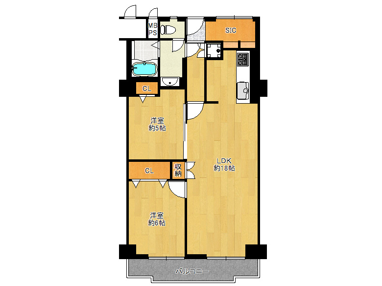 【平野区】平野宮町１丁目　メガロコープ平野参号棟　259号室　1890万円　か