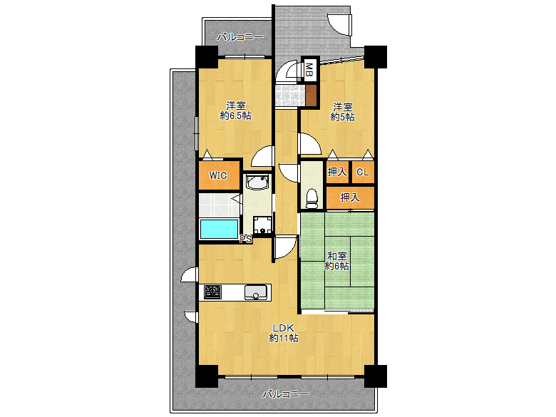 【平野区】喜連東1丁目4-34　ルイシャトレ平野　6階　2480万円　な