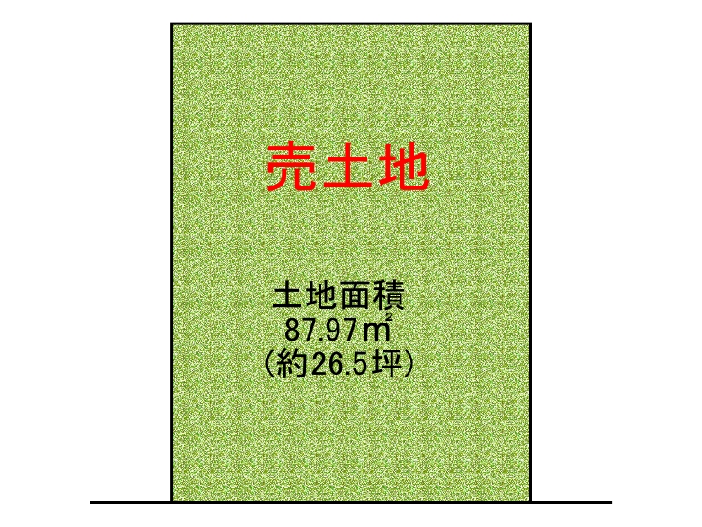 【東住吉区】住道矢田2丁目1-12　土地　2号地　3060万円　お