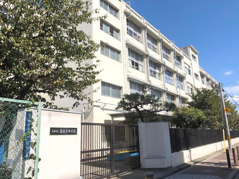 東住吉中学校画像