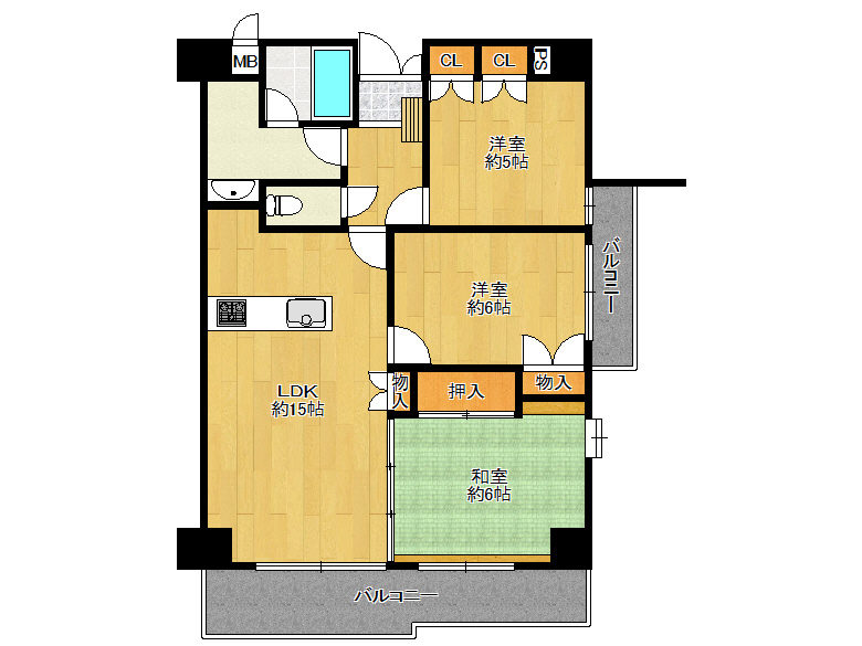 【阿倍野区】三明町2丁目8-14　ユニックス常盤　301号室　3980万円　な