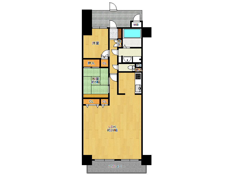 【住之江区】浜口西2丁目　グランドシーズ住之江　304号室　2380万円　お