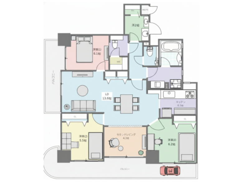 【城東区】中央2丁目　ハイネスプリモール　8階　4780万円