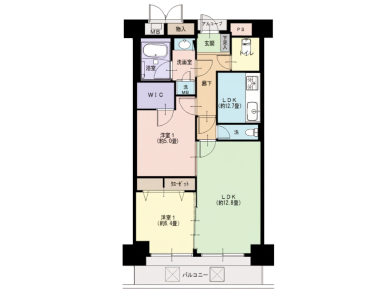 【西区】新町３丁目　アステルコート新町　2階