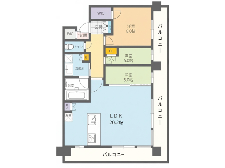【西区】南堀江4丁目　ヴィークタワー南堀江　27階
