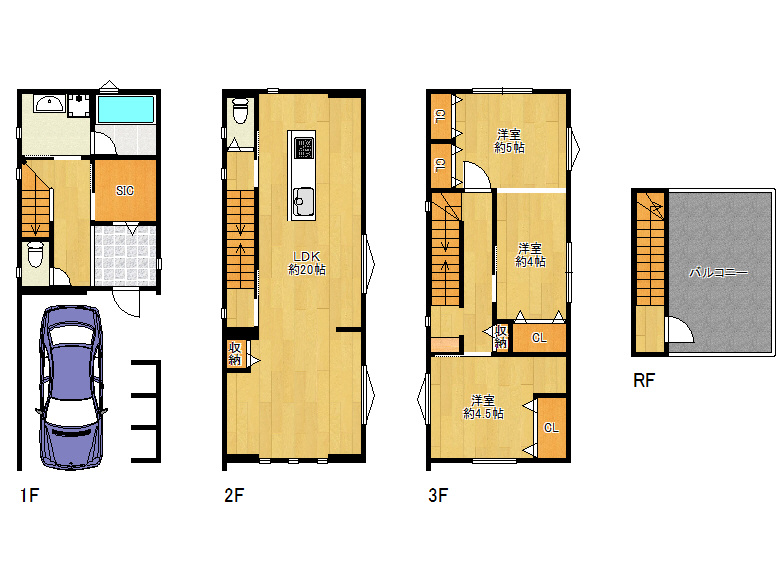 【阿倍野区】阪南町3丁目37－23　新築戸建　7280万円