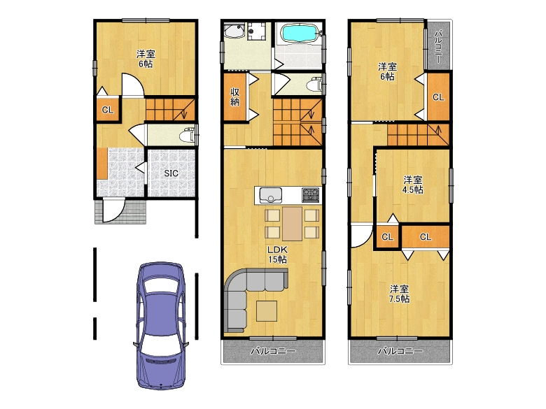 【住吉区】帝塚山西4丁目　土地　稲継預かり　す