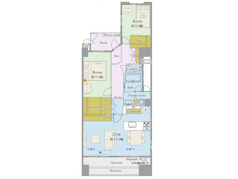 【北区】山崎町4丁目　サンクタス梅田・扇町パーク　6階　