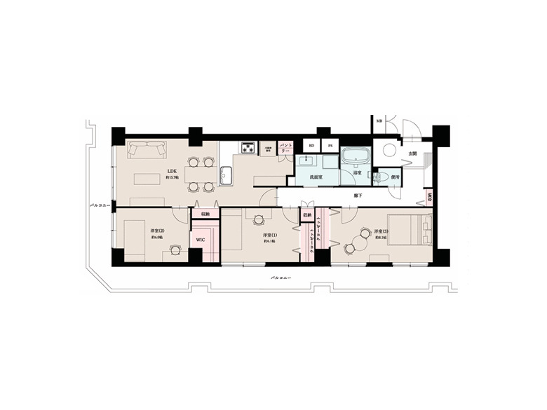 【北区】大淀中4丁目　大淀町スワローハイツ　4階　3598万円