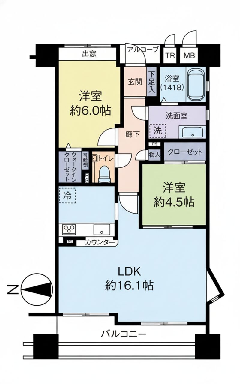 【西区】立売堀3丁目　ルイシャトレ本町西　7階