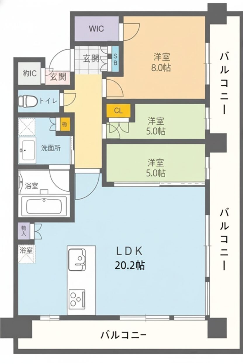 【西区】南堀江4丁目　ヴィークタワー南堀江　27階