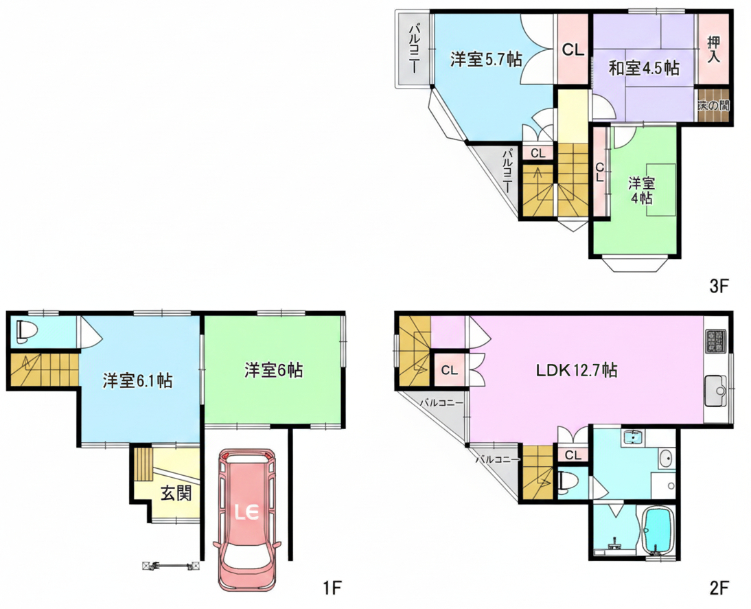 【生野区】勝山北5丁目19-23　中古戸建　2680万円