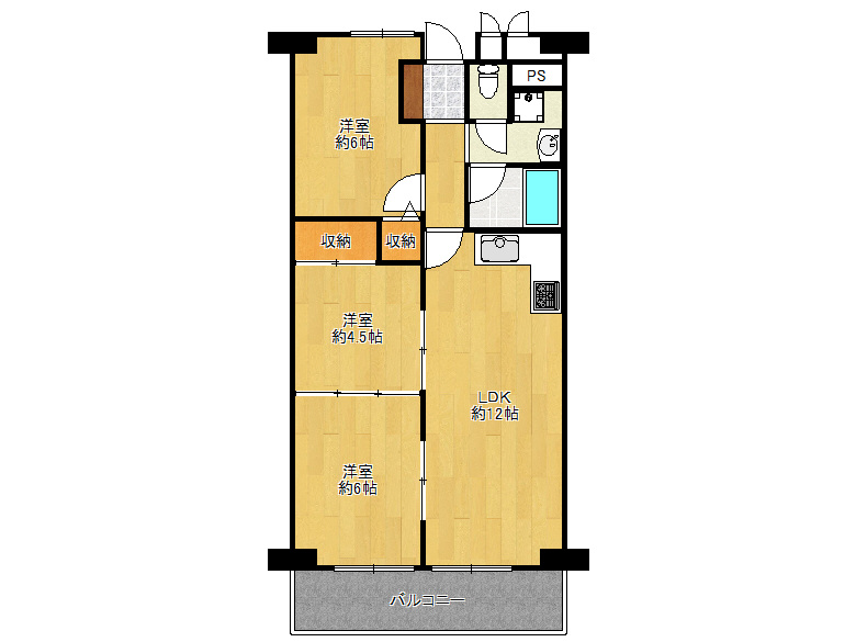 【天王寺区】小橋町14-71　上本町第2ガーデンハイツ　602号室　2880万円