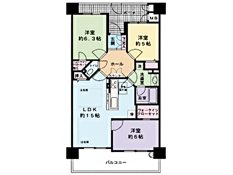 【平野区】長吉出戸3丁目　コートヴィラージュ平野　815号室　2980万円