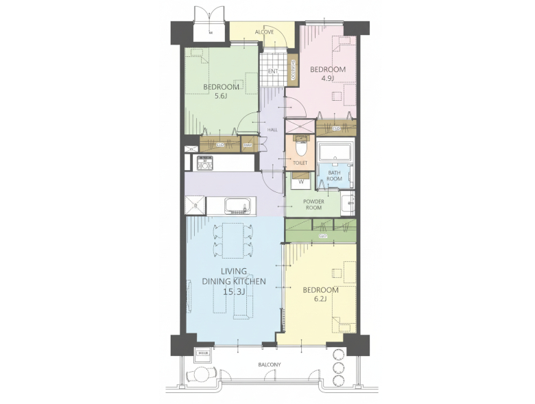 【生野区】巽西1丁目　エルグリーンたつみ　1404号室　3490万円