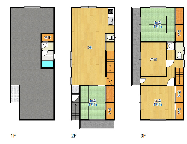 【住之江区】粉浜3丁目　中古戸建　4000万円