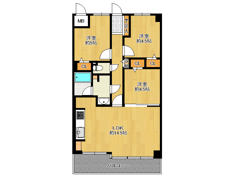 【東住吉区】今川5丁目　ロイヤル東住吉　204号室　2890万円