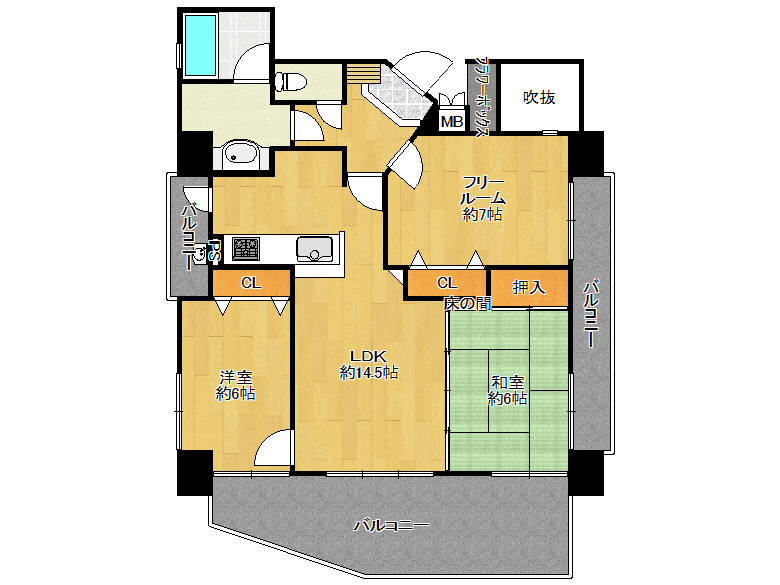 【天王寺区】玉造本町9-3　セレッソコート真田山公園　7階　6380万円　お