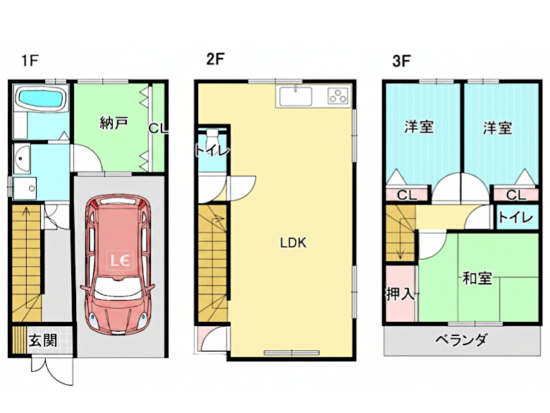 【平野区】平野上町2丁目　中古戸建　2480万円