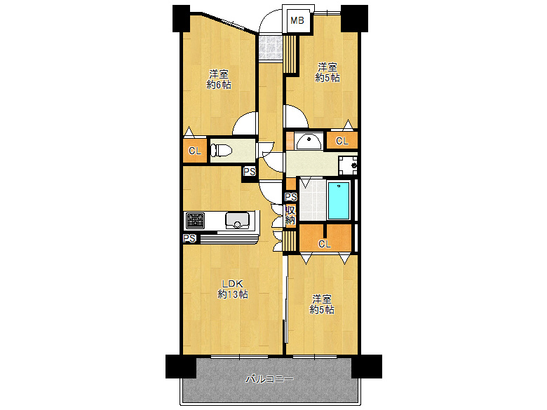 【住之江区】緑木1丁目　アデニウム北加賀屋　402号室　3990万円