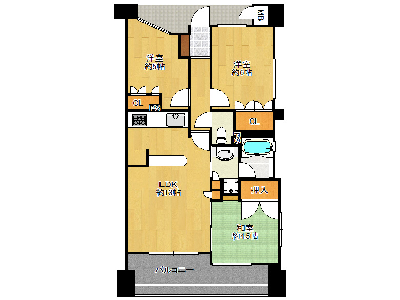 【平野区】平野本町1丁目　ネバーランド平野本町　12階　3700万円