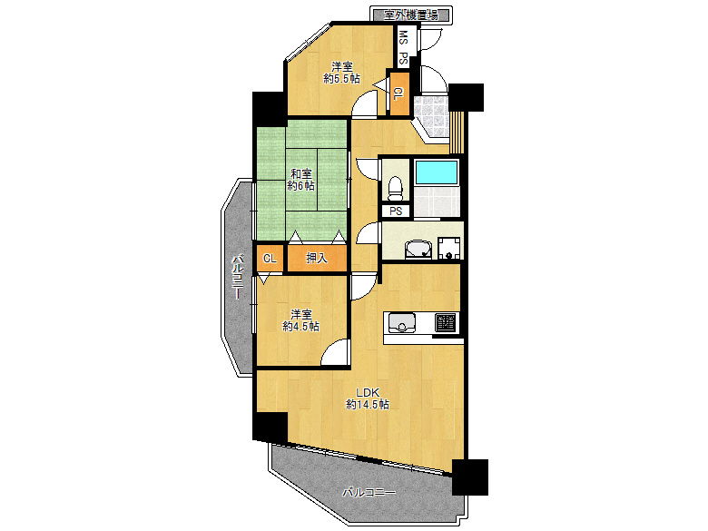 【平野区】ライオンズマンション平野　401号室　2490万円