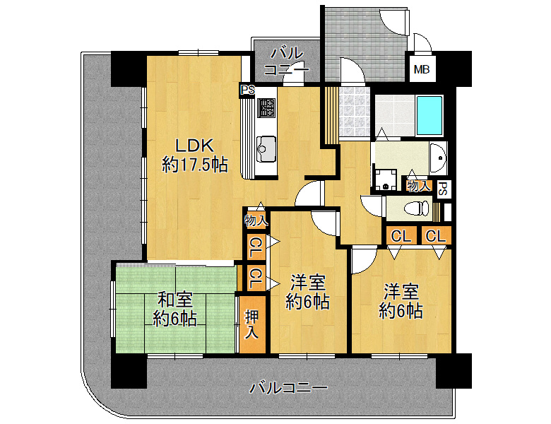 【西成区】潮路1丁目　ペルル岸里　905号室　4580万円