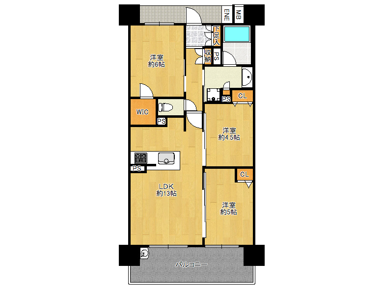 【住之江区】中加賀屋2丁目　プレサンスロジェ住之江レジデンス　302号室　4490万円　