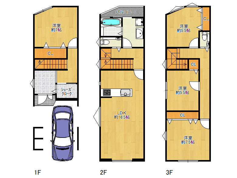 【東住吉区】北田辺4丁目5-4　新築戸建　5350万円　